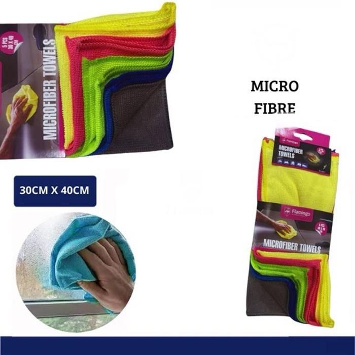 Micro Fibre 5 PCS 30CM X40CM
