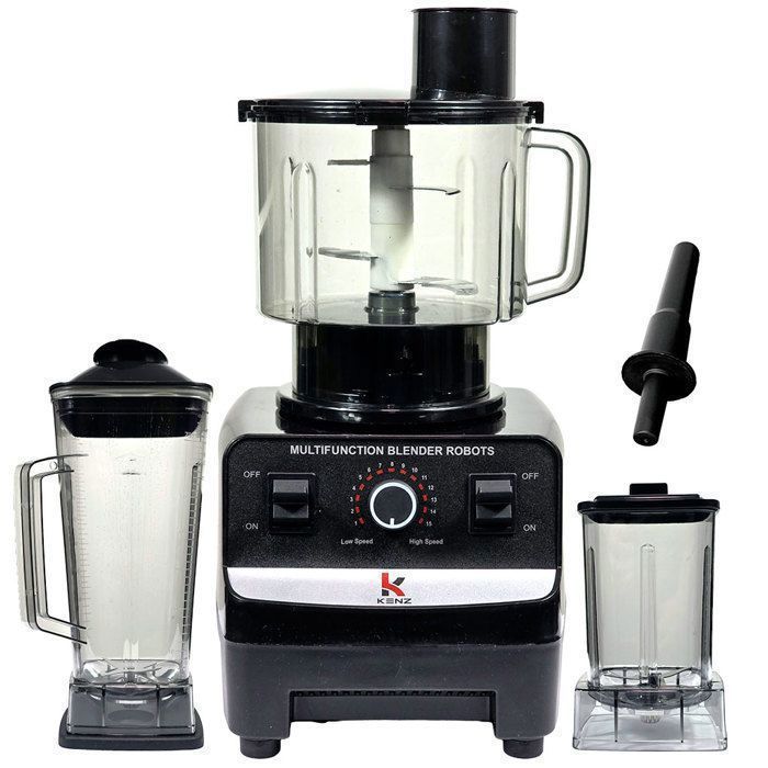 Blender multifonction - KENZ - 2 litres - 2000W - 6 lames en inox - Vitesse réglable