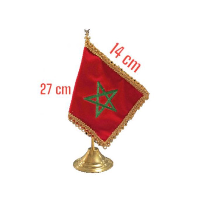 fanion 27 drapeau de bureau cuivre