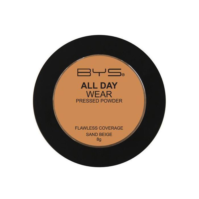 Poudre Pressée - BYS - Sand Beige - 3.5 g - Tous types de peau - Hydratation avec Huile d'Argan