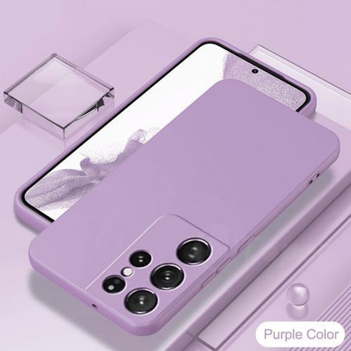 Coque - GÉNÉRIQUE - Samsung Galaxy S23 Ultra - Confort Touch - Mauve - Protection complète