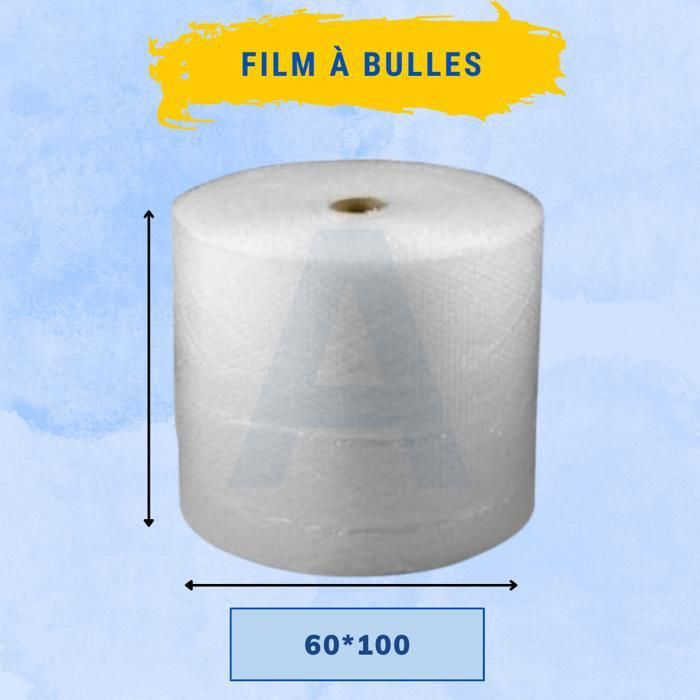 Rouleau De Film Bulle 50cm x 100 Mètres