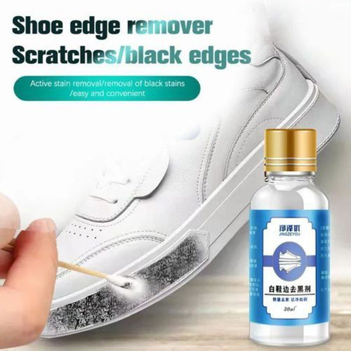 liquide nettoyant pour chaussures blanches, élimine les rayures noires