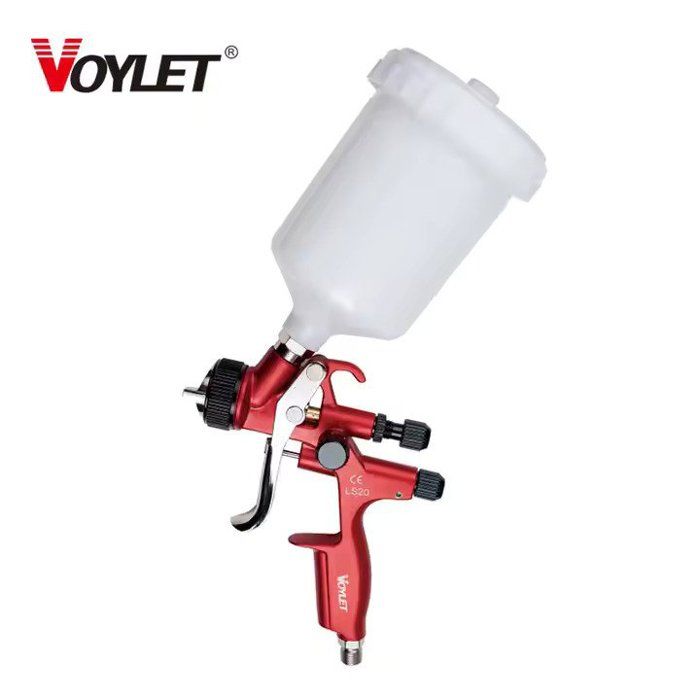 Pistolet pulvérisateur - Voylet - LS20 - Corps forgé rouge - Buse 1.3MM - Technologie HVLP