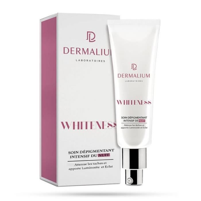 dermalium whiteness soin depigmentant intensif de nuit