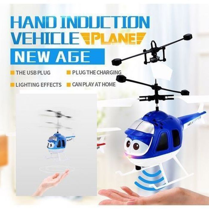 Hélicoptère jouet - Multicolore - RC - Induction intelligente - LED - ABS non toxique