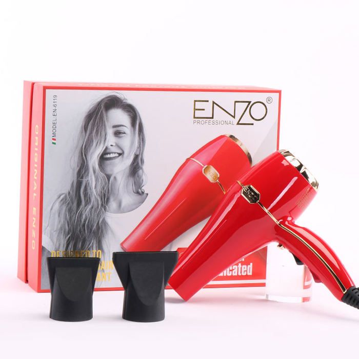 Sèche cheveux - ENZO - EN-6119 - 1875 W - Cordon pivotant 360° - Revêtement en titane