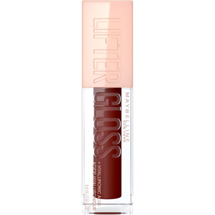 Gloss à lèvres - MAYBELLINE NEW YORK - Lifter Gloss - Hydratant - Teinte 028 MAPLE - Effet repulpant