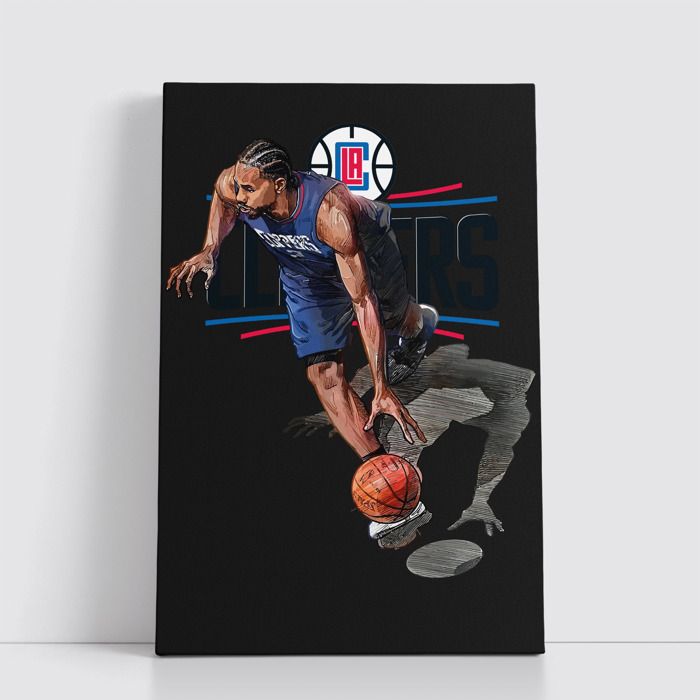 Tableau NBA sur Toile – Affiche Murale 25x40 cm avec Équipes et Joueurs Légendaires du Basket 289