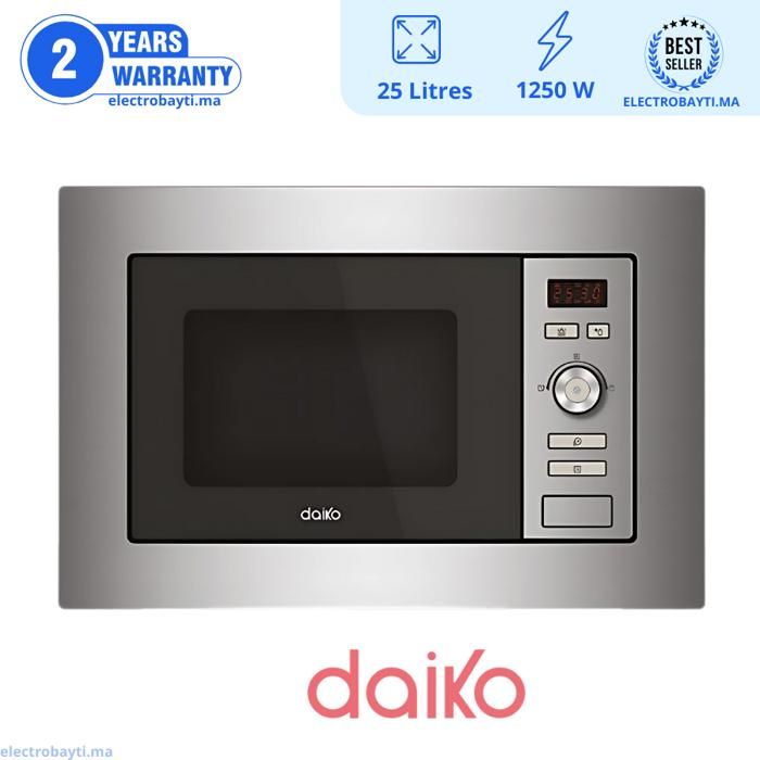 Micro-ondes - encastrable avec fonction grill - Silver