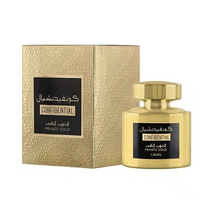 Eau de parfum - LATTAFA - Confidential Private Gold - 100ml - Mixte - Chypré Fruité