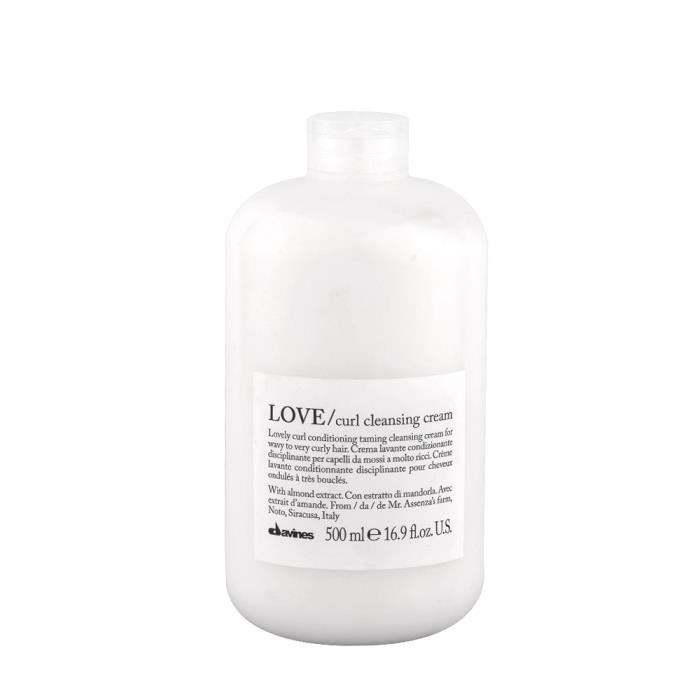 Davines Essential haircare Love curl Cleansing cream 500ml - CrÃme revitalisante nettoyante