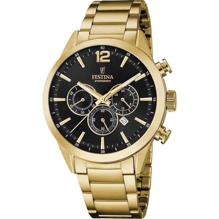 Montre Homme FESTINA TIMELESS CHRONOGRAPHE en Acier Jaune - 244241