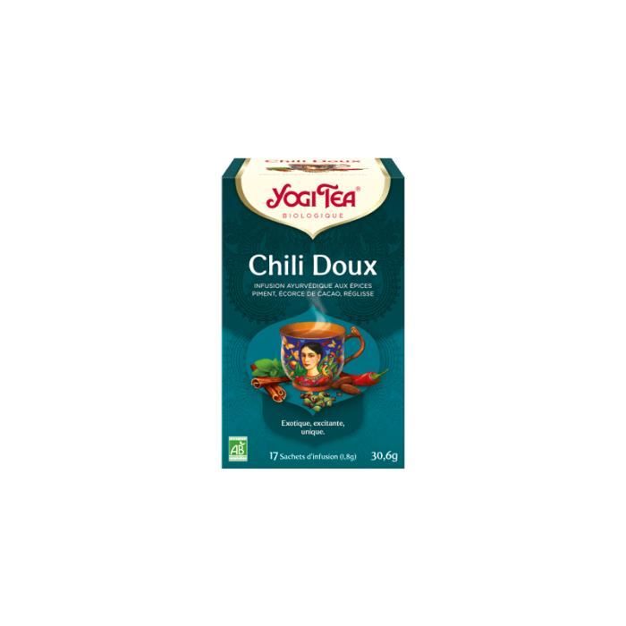 Infusion chili doux 17 sachets Yogi Tea BIO