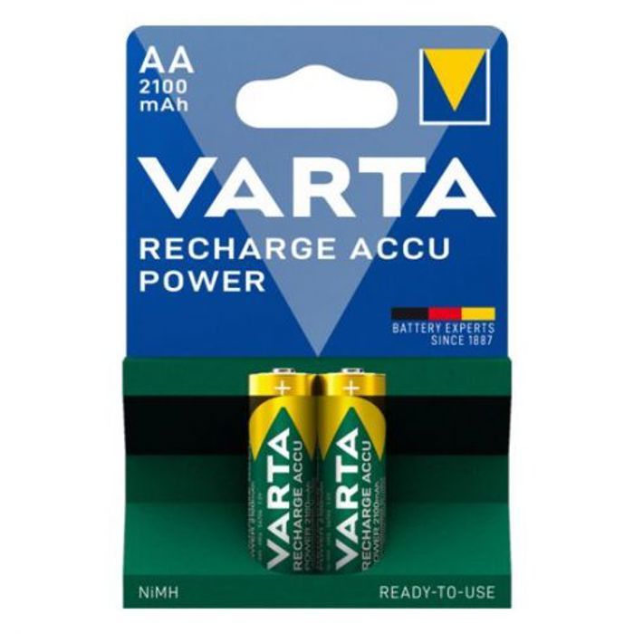 VARTA Batterie rechargeable ACCU LR6 (AA) 1,2V NiMH - 2 piles 2100mAh