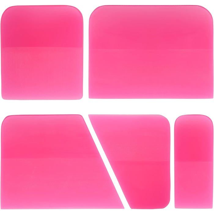 PPF Squeegee Kit - 5 in 1 Anti-Scratch Soft TPU Squeegee for Vinyl, Small Tint, Paint Protection Film, Vinyl