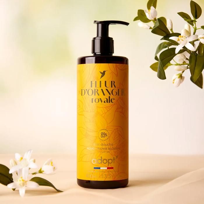 Gel Douche - Fleur d'Oranger Royale - 400 ml - Parfum Floral - Texture Moussante - Douceur
