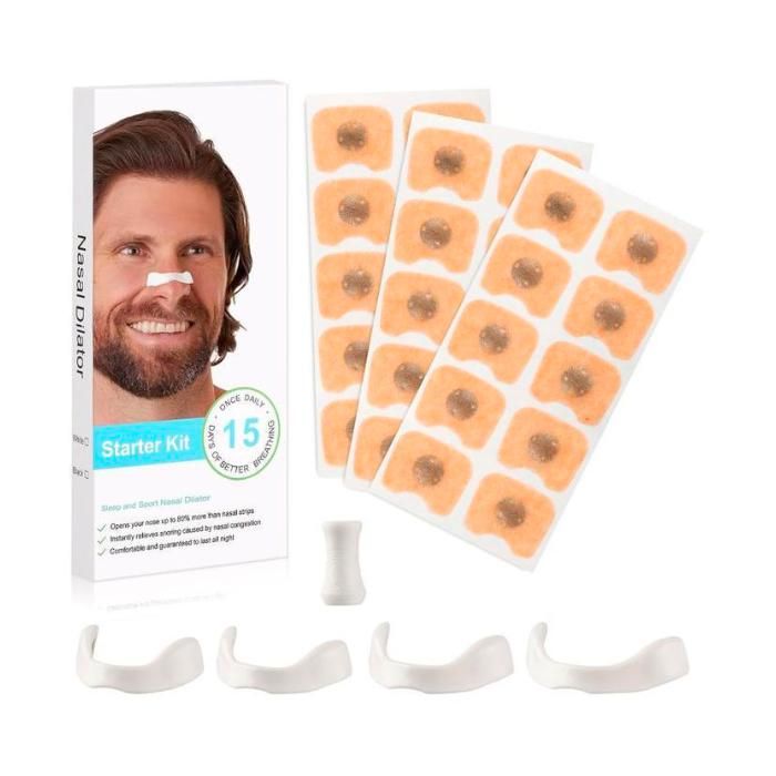 Bandes nasales magnétiques, bandes nasales respirantes, appareils anti-ronflement pour mieux dormir