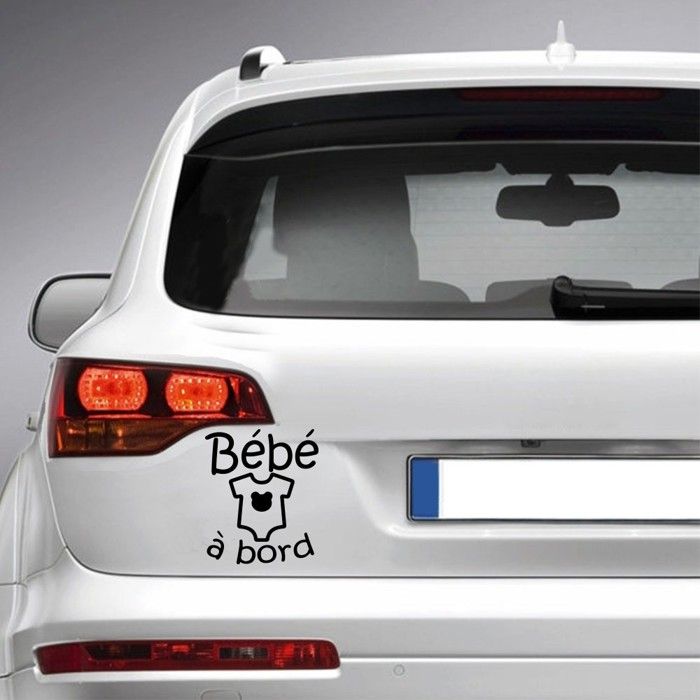 Sticker autocollant bebe a bord body