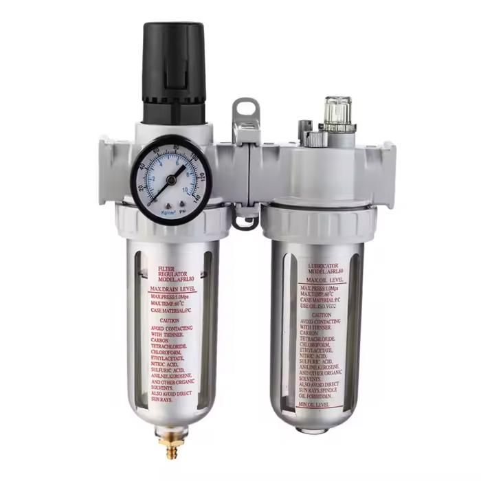 Régulateur de pression d'air - Voylet - AFRL80 - Séparateur eau-huile - Filtre intégré - G1/4 3/8 1/2 NPT