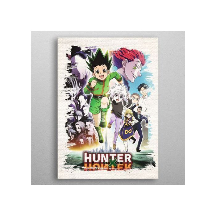 Affiche Décoration Murale - Hunter X Hunter - Noir - Rectangulaire - Contemporain - Intérieur