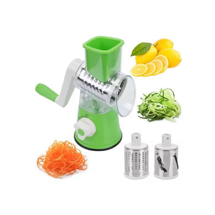 Trancheuse à Légumes pour Le Fromage, Le Concombre, la Carotte - Râpe à Légumes avec 3 Lames de Tambour