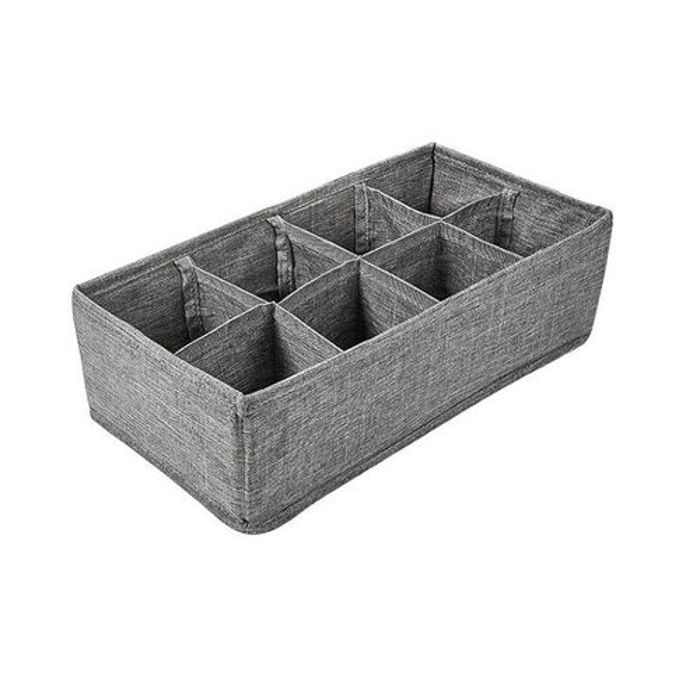 Organiseur de tiroir - Non spécifié - 8 compartiments - Carton - Pour chaussettes, sous-vêtements, cravates