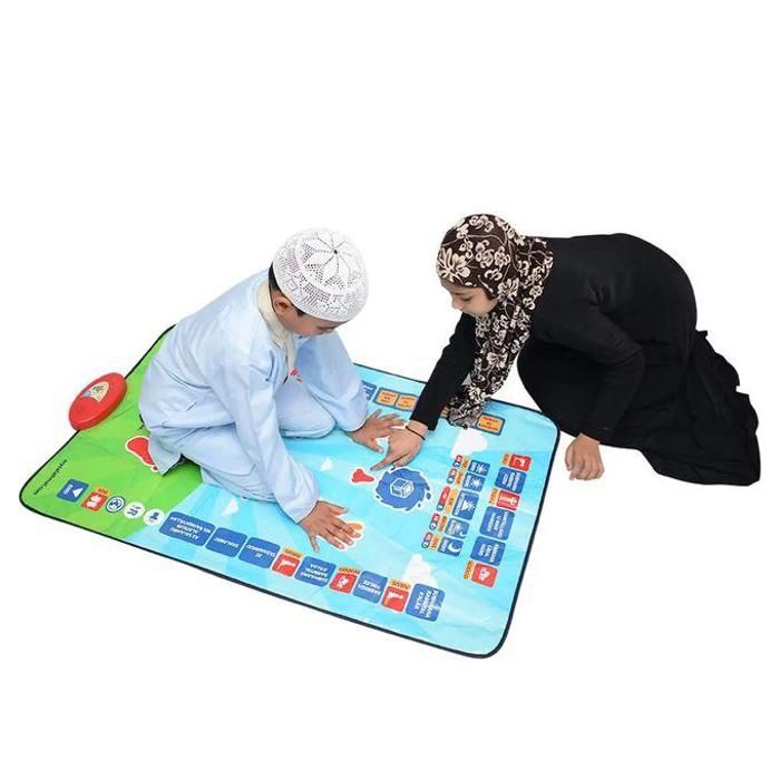 Tapis de prière - GENERIC - Interactif - Audio - Bleu - Vert