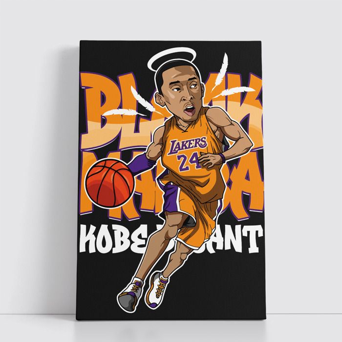 Tableau NBA sur Toile – Affiche Murale 25x40 cm avec Équipes et Joueurs Légendaires du Basket 323
