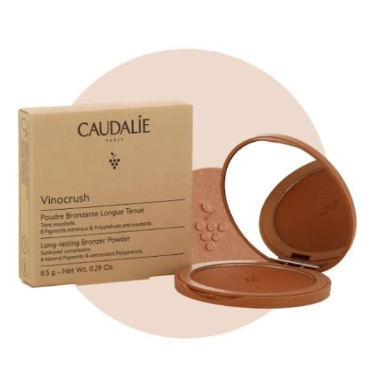 Poudre Bronzante - CAUDALIE - Vinocrush - 8.5g - Longue tenue - Pour tous types de peau