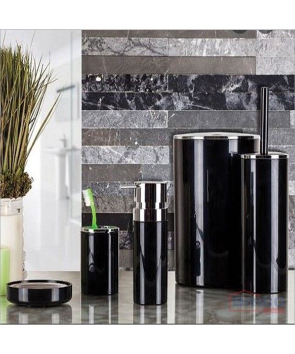 Ensemble salle de bain lenox (5 pièces - Noir)