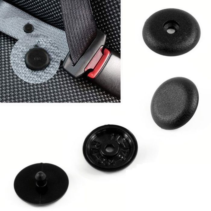 Goujons de retenue bouchon de voiture broches boutons supports boucle ceinture de sécurité 2 Pcs