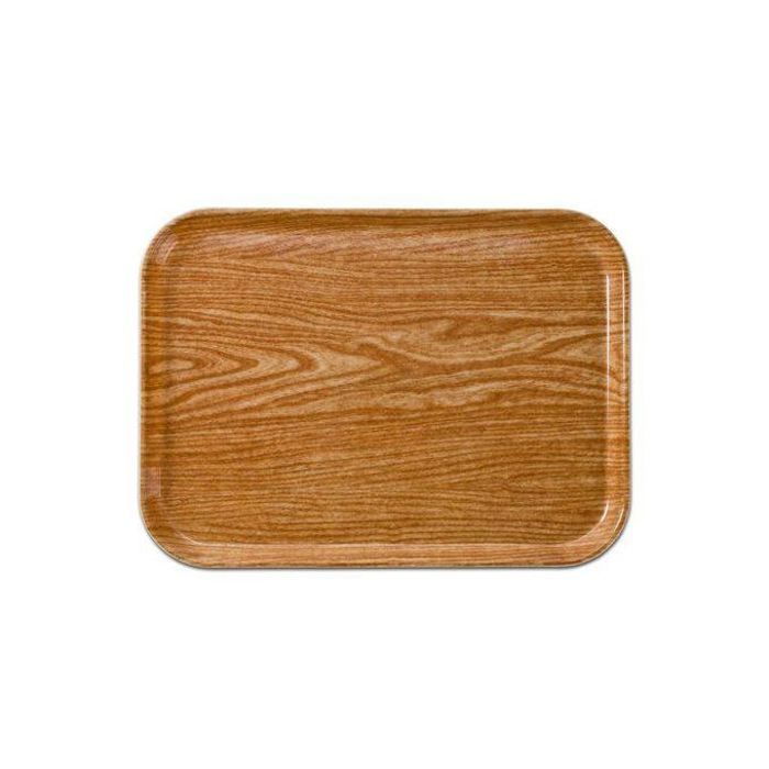 Plateau à dessert rectangulaire en plastique 26,5 x 19,5 cm