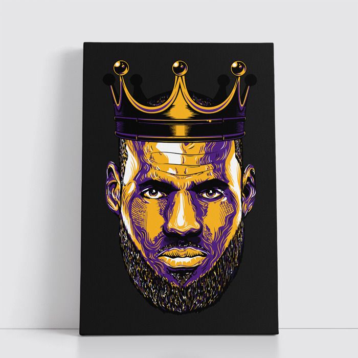 Tableau NBA sur Toile – Affiche Murale 25x40 cm avec Équipes et Joueurs Légendaires du Basket 300