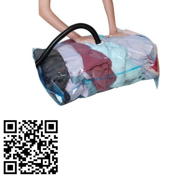 Sac de compression sous vide pour vêtements protection anti humidité 70x100 cm