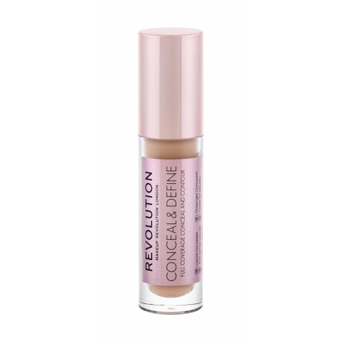 Anticerne - Makeup Revolution - C12 - Haute couverture - Fini mat - Texture légère