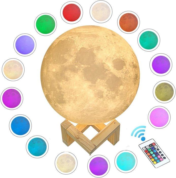 Lampe de lune à télécommande