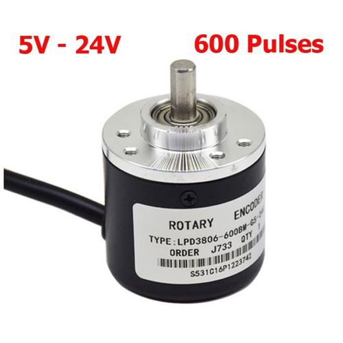 600 p/r 5-24 V encodeur rotatif incrémental optique