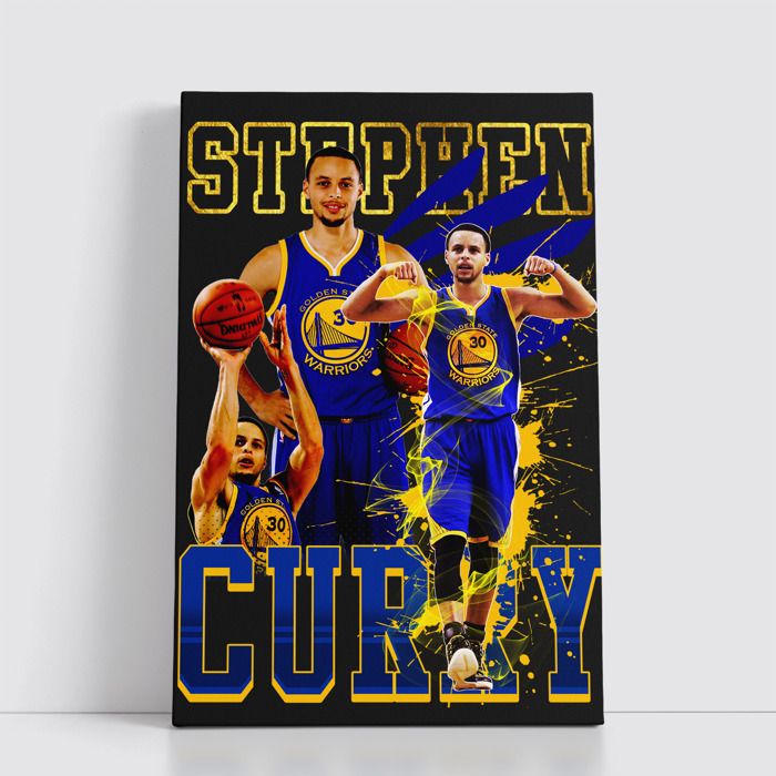 Tableau NBA sur Toile – Affiche Murale 25x40 cm avec Équipes et Joueurs Légendaires du Basket 216