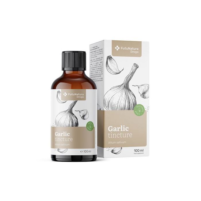 Ail - teinture - Non alcoolisée, avec vitamine B1, 100ml - Made in Slovenia