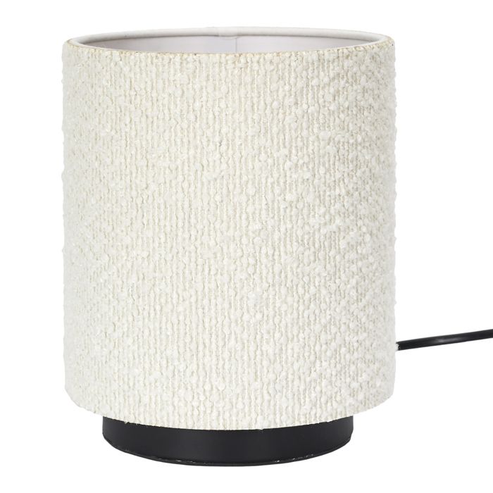 LAMPE DE TABLE ABAT JOUR BOUCLETTE