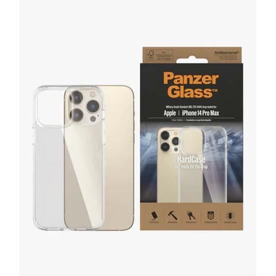 Coque - PanzerGlass - HardCase - iPhone 14 Pro Max - Transparent - Protection élevée contre les chutes