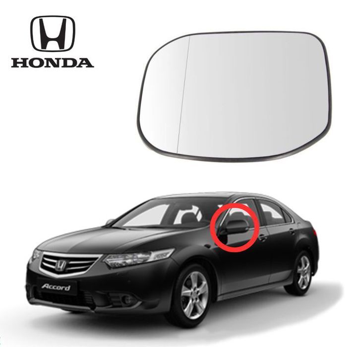 Verre Retroviseur Gauche pour Honda Accord