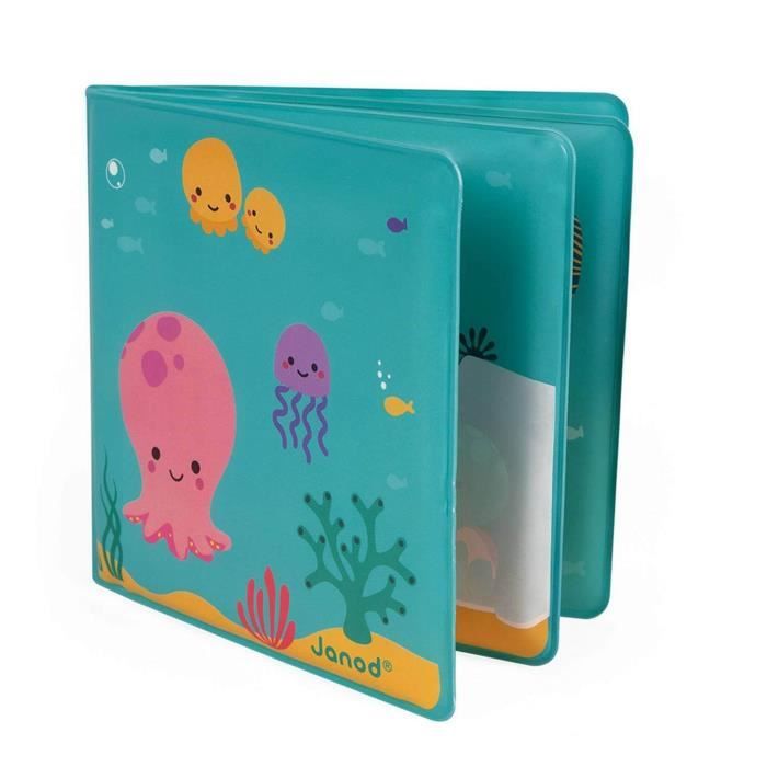 Jouets de Bain - JANOD - Mon Livre Magique - Bois - Bleu - Multicolore - Mixte - A partir de 3 ans