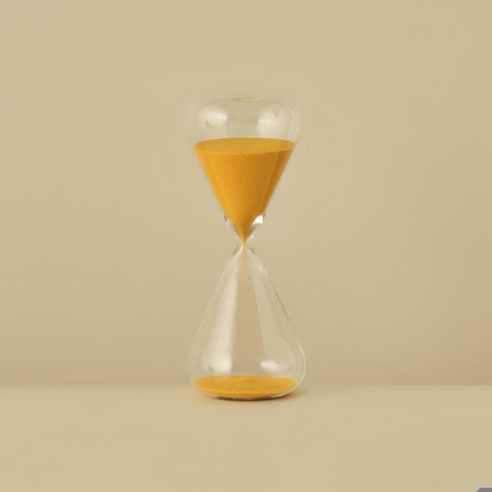 Sablier - BELLA MAISON - Sona - Verre - Jaune - 20 minutes - 6x20 cm