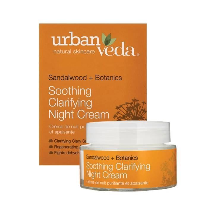 Urban Veda Crème de Nuit Apaisante - Tout Type de Peau