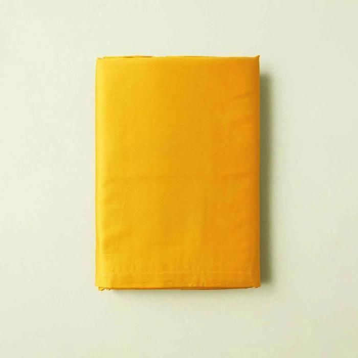 Drap-housse basique - Simple - 100x200x35 - Moutarde