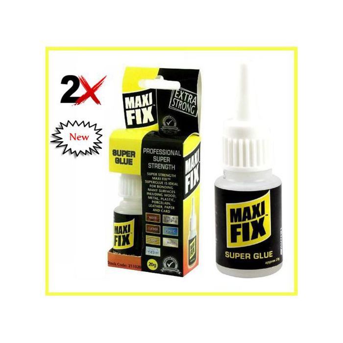 Set de 2 Maxi Fix 20g - Forte & Professionnelle - Super Colle - Super Fix - Super Strength