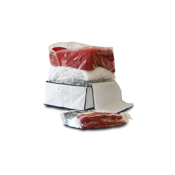 Pack de 20 Sac sous vide de stockage organisateur pour vêtements couette 60 x 80 cm
