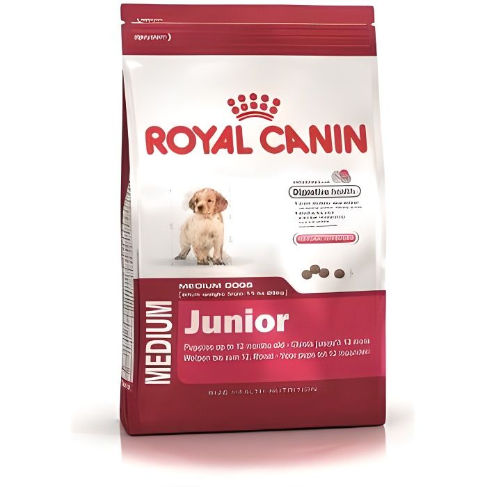 Croquettes pour chiot Royal Canin Medium Junior - 4kg - Pour une croissance saine